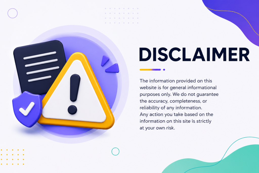 Finance Checks Disclaimer