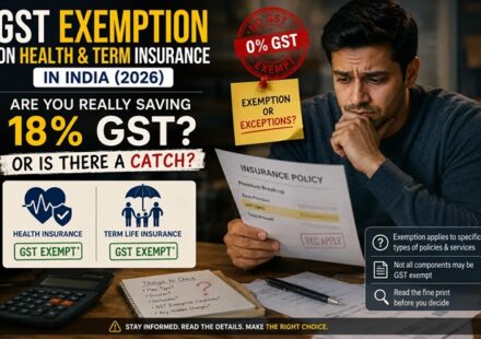 GST Exemption on Health and Term Insurance in India