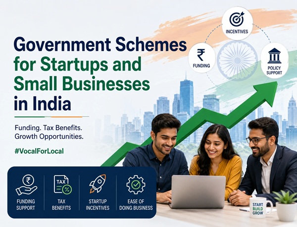 Government Schemes for Startups and Small Businesses in India