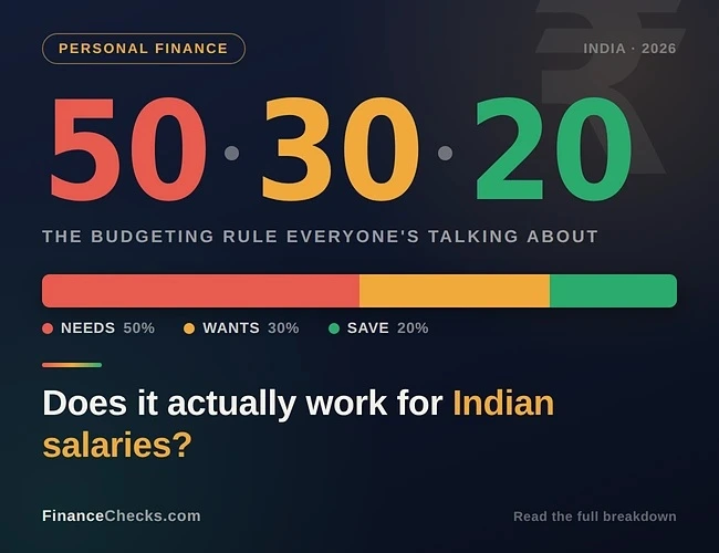 The 50-30-20 Rule for Indian Salaries
