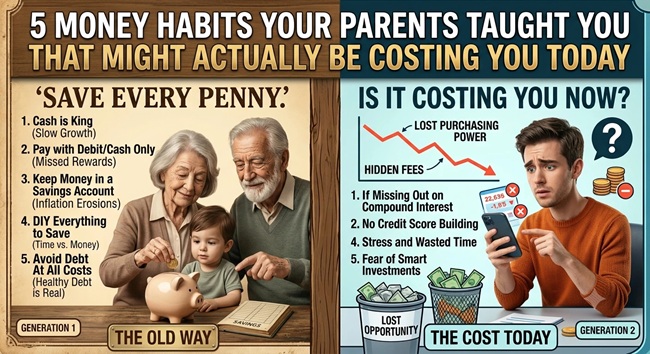 5 Money Habits Your Parents Taught You