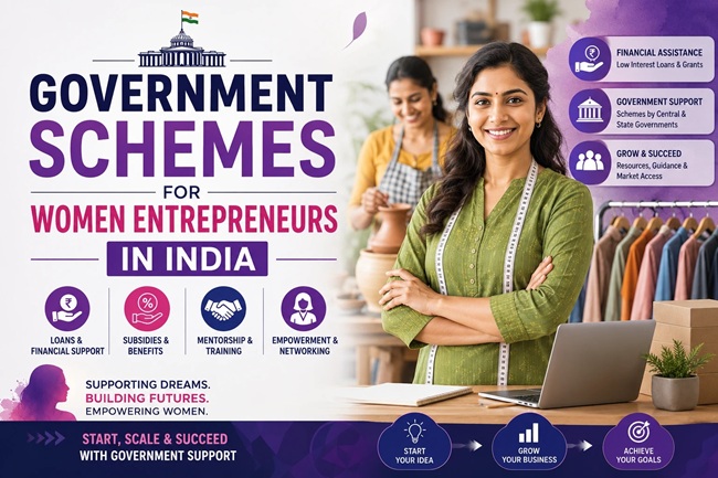 Government Schemes For Women Entrepreneurs in India
