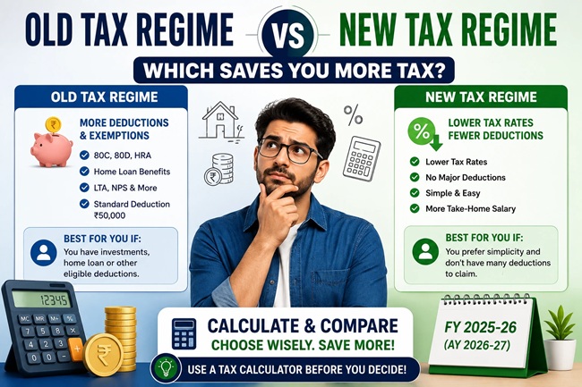 OLD Tax Regime vs New Tax Regime