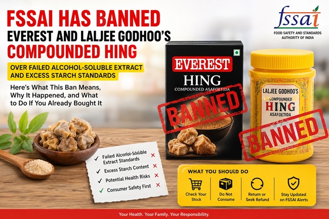FSSAI Bans Everest And LG Hing