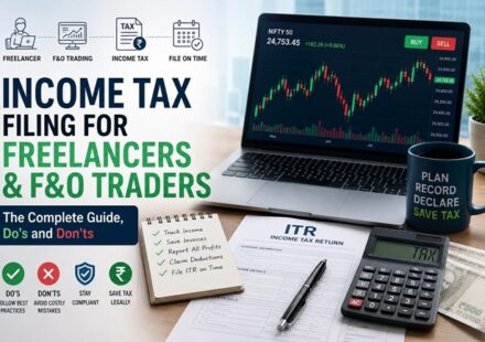 Income Tax Filing for Freelancers and F & O Traders
