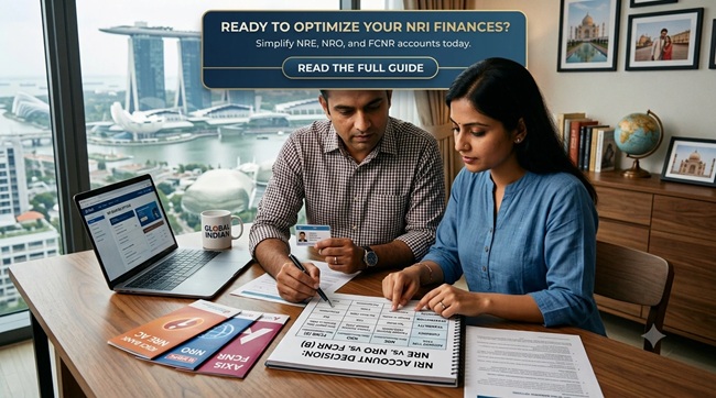 NRE vs NRO vs FCNR Account