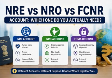 NRE vs NRO vs FCNR Account