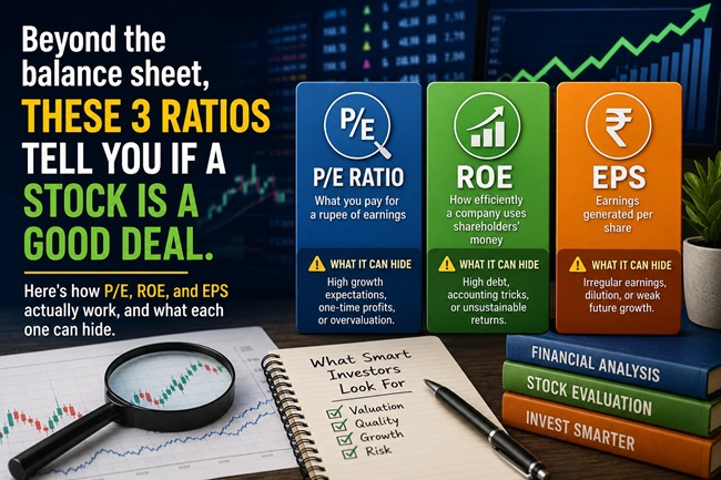 P/E ROE AND EPS