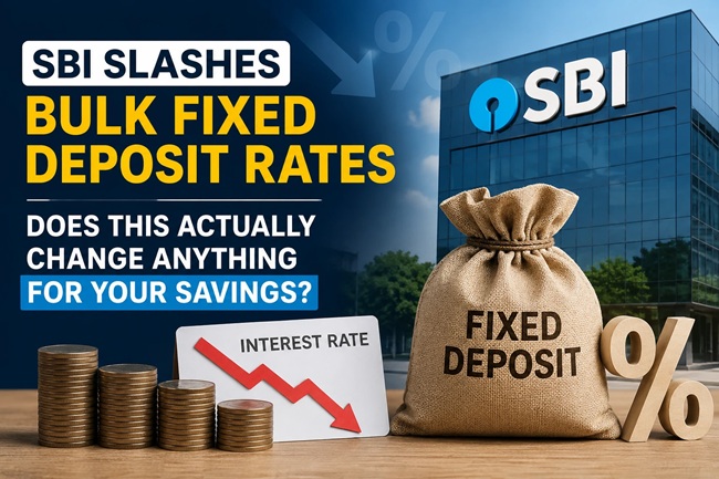 SBI Fixed Deposit Interest Rate Cut