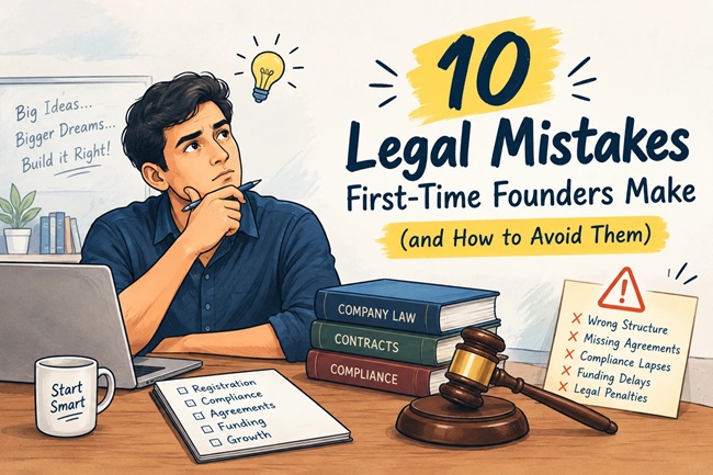 10 Legal Mistakes First-Time Founders Make