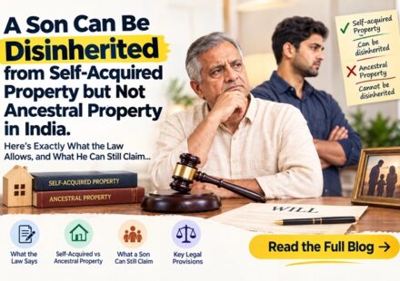 Can a son be legally disinherited
