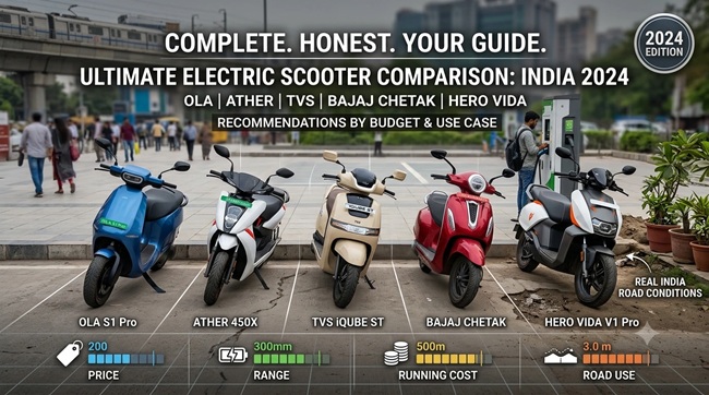 Electric Scooters Comparison