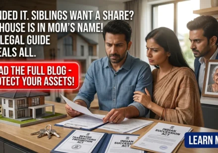 Funded Property and it's on Mother Name what rights siblings have