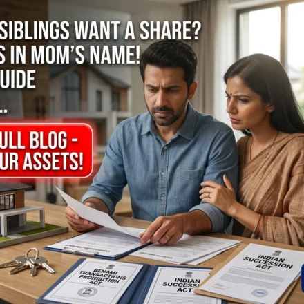 Funded Property and it's on Mother Name what rights siblings have