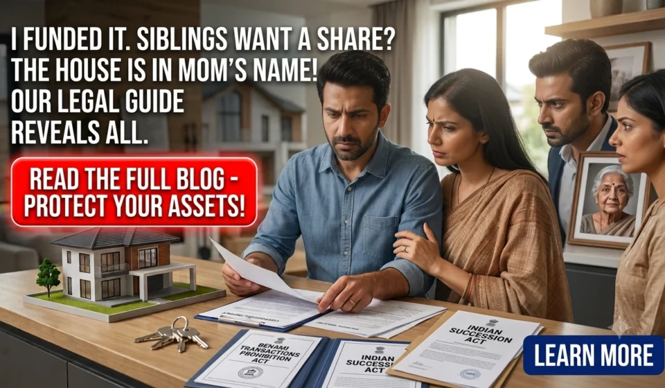 Funded Property and it's on Mother Name what rights siblings have