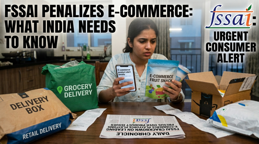 FSSAI has penalised Amazon, Flipkart, Instamart, BigBasket and Zepto for food safety violations. Here's what happened and how to shop safer online.