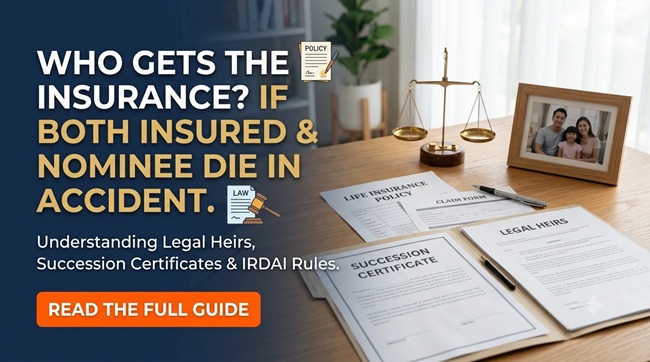 Insurance Claim if Insured Person and Nominee Die in Same Accident
