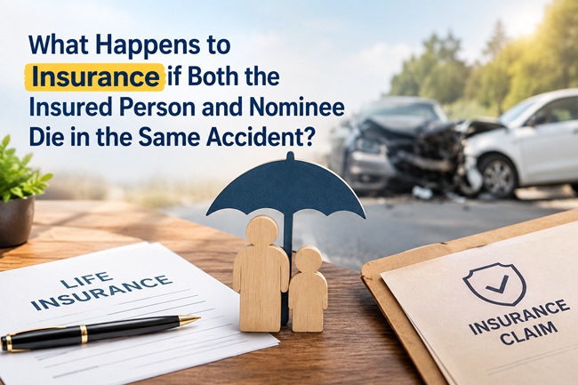 Insurance Claim if Insured Person and Nominee Die in Same Accident