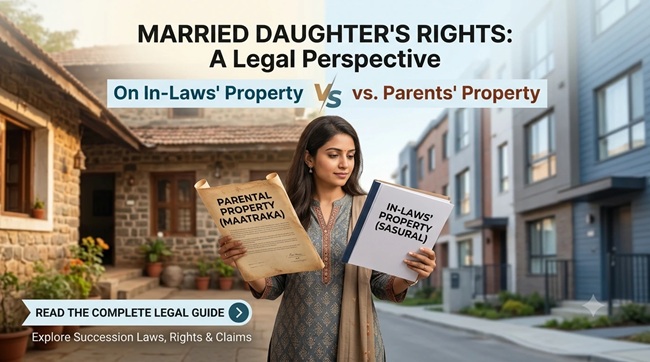 Married Daughter Legal Rights on Parents and In Laws Property
