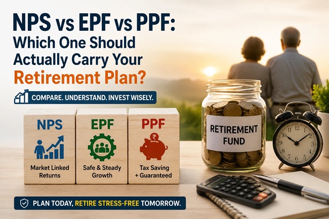 NPS vs EPF vs PPF