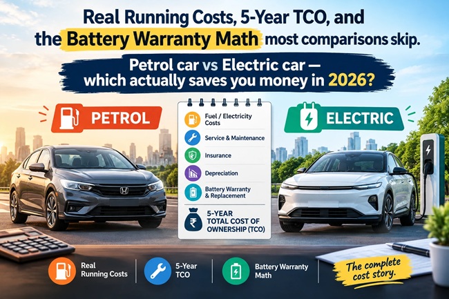 Petrol Car vs Electric Car