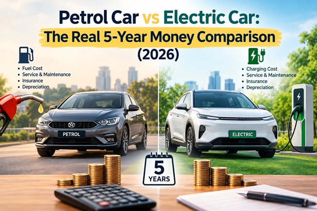 Petrol Car vs Electric Car