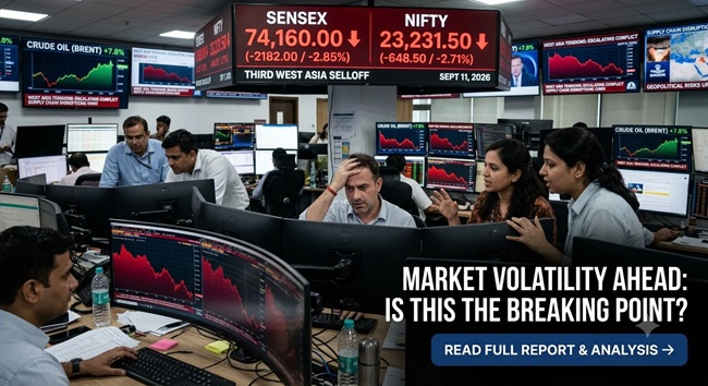 Sensex Falls Again