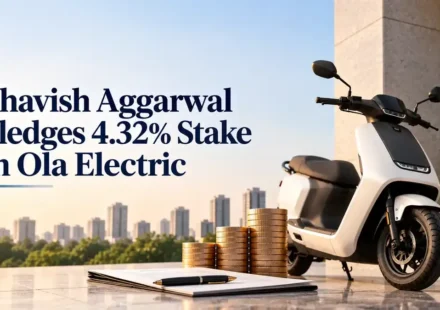 Bhavish Aggarwal Pledges 4.32% Ola Electric Stake To Fund Rights Issue Subscription