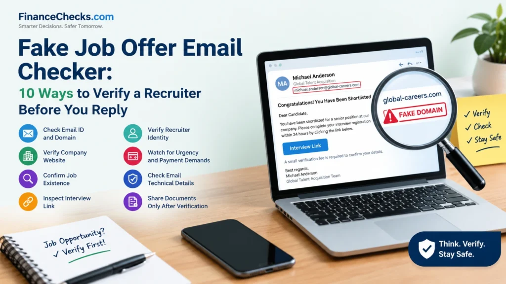 Fake Job Offer Email Checker: 10 Ways to Verify a Recruiter Before You Reply