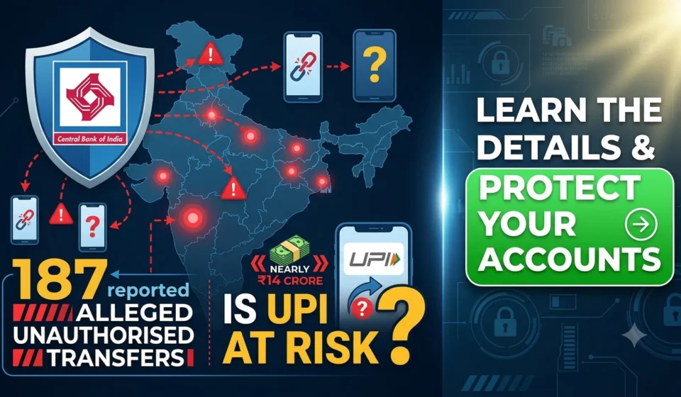 ₹14 Crore Banking Fraud: 187 Unauthorised Transfers Reported — Is UPI the Next Target?