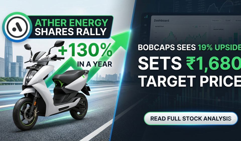 Ather Energy Shares Rally 130% in a Year: BOBCAPS Sees 19% Upside, Sets ₹1,680 Target Price