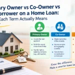 Primary owner, co-owner, co-borrower, co-applicant: what do these home loan terms actually mean legally, and how do they affect your tax benefits?
