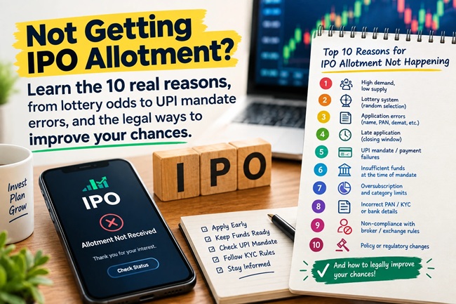 IPO Allotment Tips and Rejection Reasons