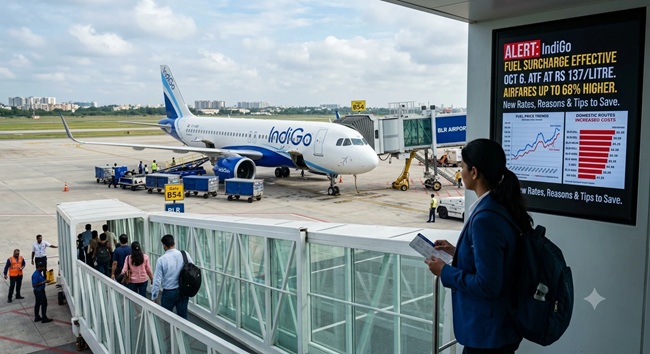 IndiGo Fuel Charge Hike From October 6