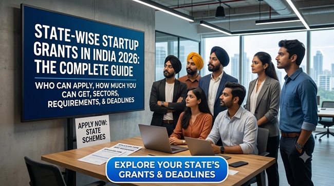 State Wise Startup Grants