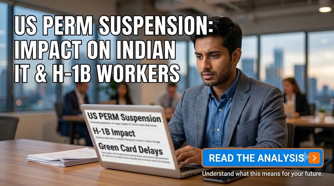 US Suspends PERM for Indian IT Workers